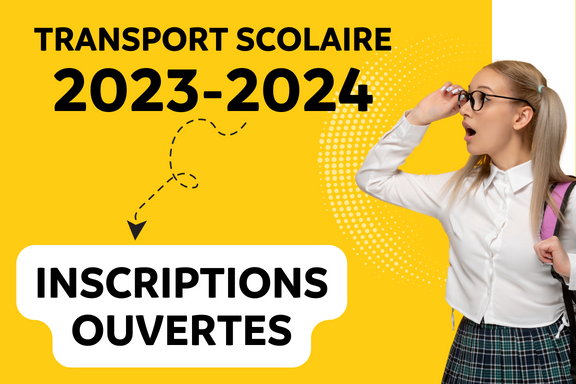 transport scolaire 2023-2024 : inscriptions ouvertes depuis le 22 mai 2023